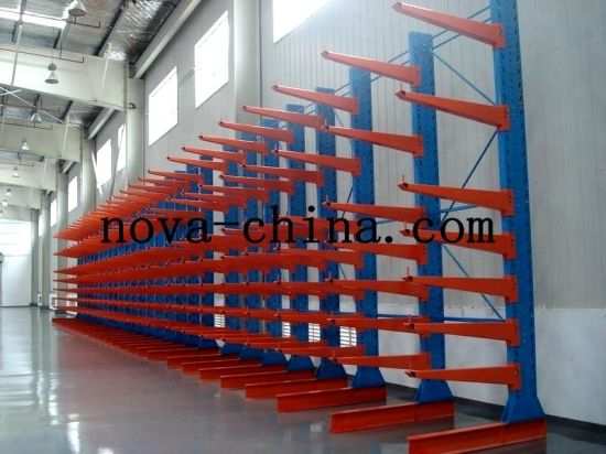 Warehouse Storage Double Side Cantilevered Racks Mula sa Nova System