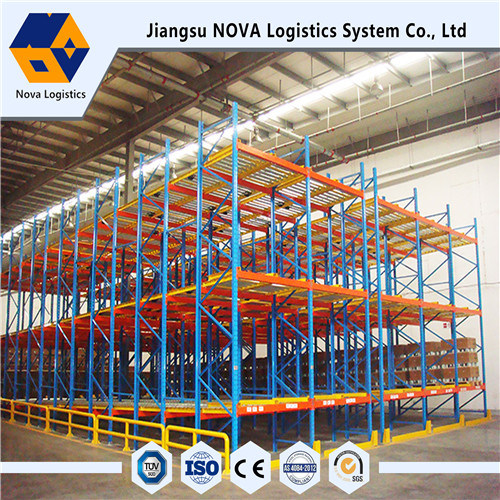 Steel Pallet Storage Gravity Racking para sa Warehouse na Ginamit