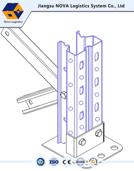 Malakas na Tungkulin Powder Coating Steel Warehousing Rack