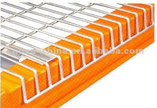 Inverted F Support Wire Mesh Decking para sa Pallet Rack