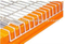 Inverted F Support Wire Mesh Decking para sa Pallet Rack