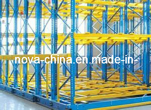 Warehouse Heavy Duty Pallet Movable Rack na may Riles