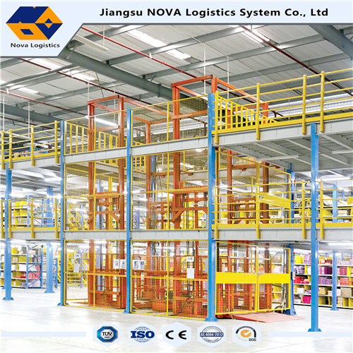 Ce Certifiedated Multi-Tier Mezzanine na may Suportadong Racking