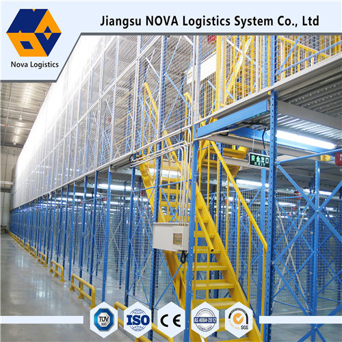 Ang Warehouse Storage Metal Steel Multi-Tier Floor Mezzanine