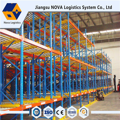 Steel Pallet Storage Gravity Racking para sa Warehouse na Ginamit