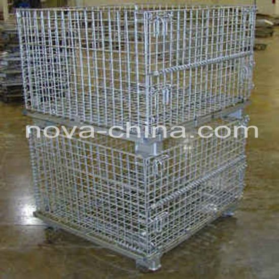 Wire Mesh Container para sa Warehouse System