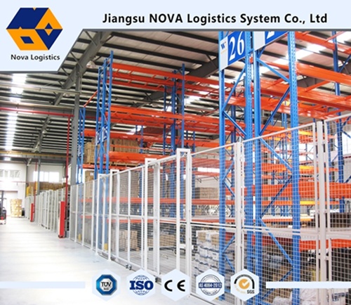 Blue Frame at Orange Beam Warehouse Madaling iakma ang Pallet Rack