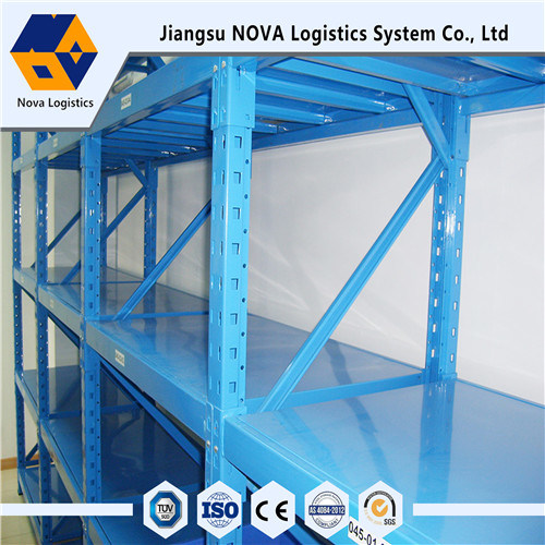 Q235B Steel Long Span Shelving Rack na may Steel Panel