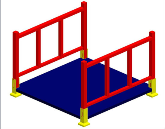 Madaling Stackable Pallet Box Ginagamit para sa Imbakan ng Warehouse