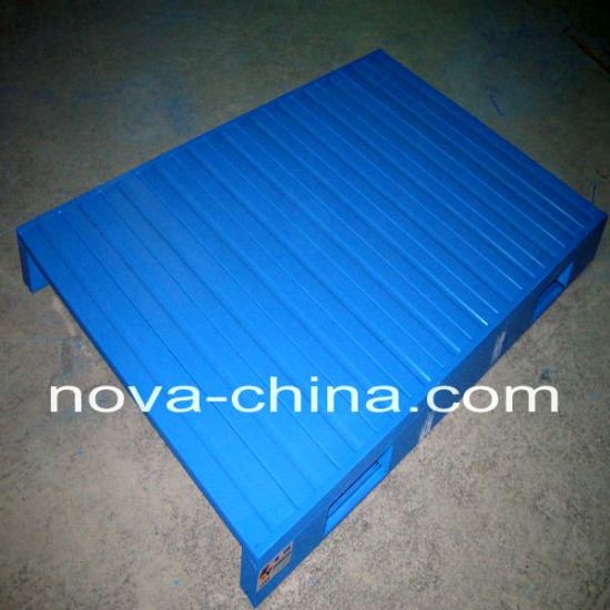 Apat na Direksyon Flat Steel Pallet para sa Support Pallet Racking