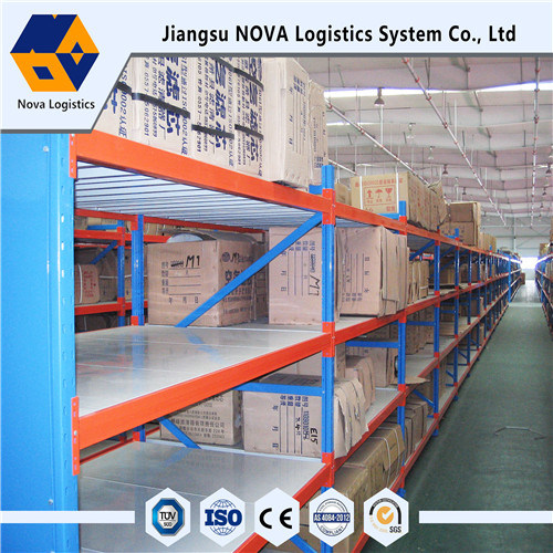 Q235B Steel Long Span Shelving Rack na may Steel Panel