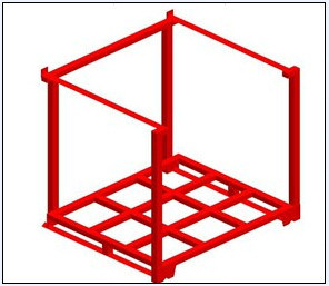 Madaling Stackable Pallet Box Ginagamit para sa Imbakan ng Warehouse