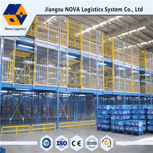 Warehouse Multi-Level Mezzanine Racking