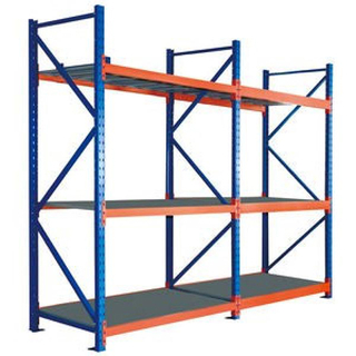 Q355B Steel Medium Duty Galvanized Rack Long Span Shelf