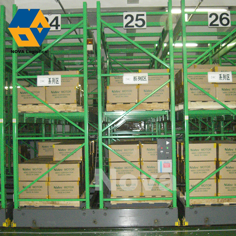 Steel Storage Movable Racks Warehouse Pallet Mobile Racking