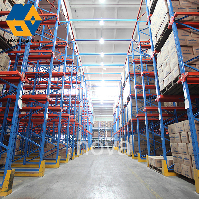 Factory Full Automatic Heavy Duty Q235B Steel Drive sa Drive Through Shuttle Racking