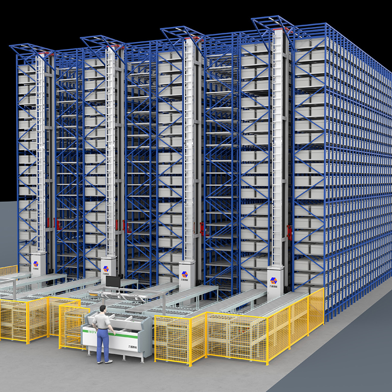  Smart Lifting Automatic Storage Rack Warehouse para sa Industriya