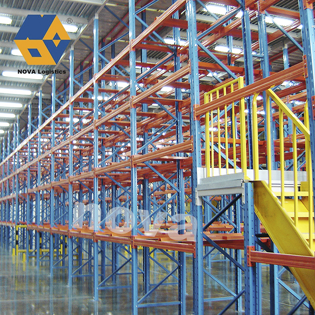 Ang pag -iimbak ng bodega ay sumusuporta sa mezzanine floor pallet rack