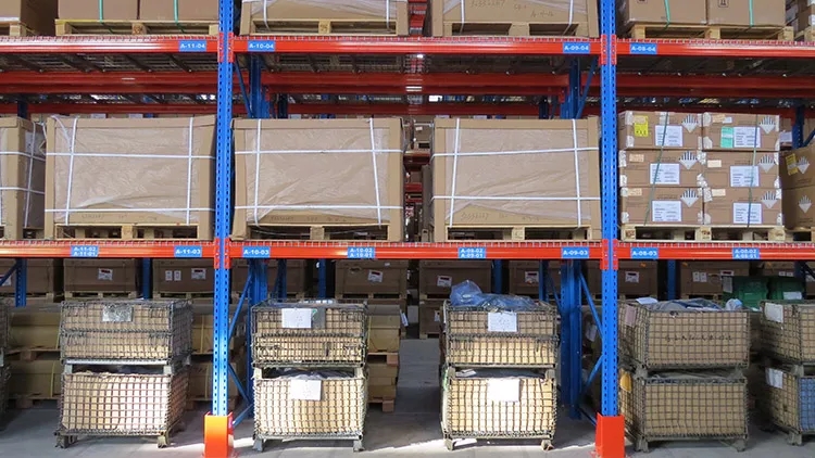 Matibay na Stackable Pallet Rack Dimensions Euro Pallet para sa Industrial Storage