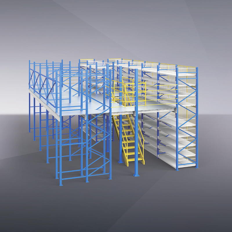 FIFO Intensive Aisle Warehouse Forklift Steel Two-way Drive-in Racking System