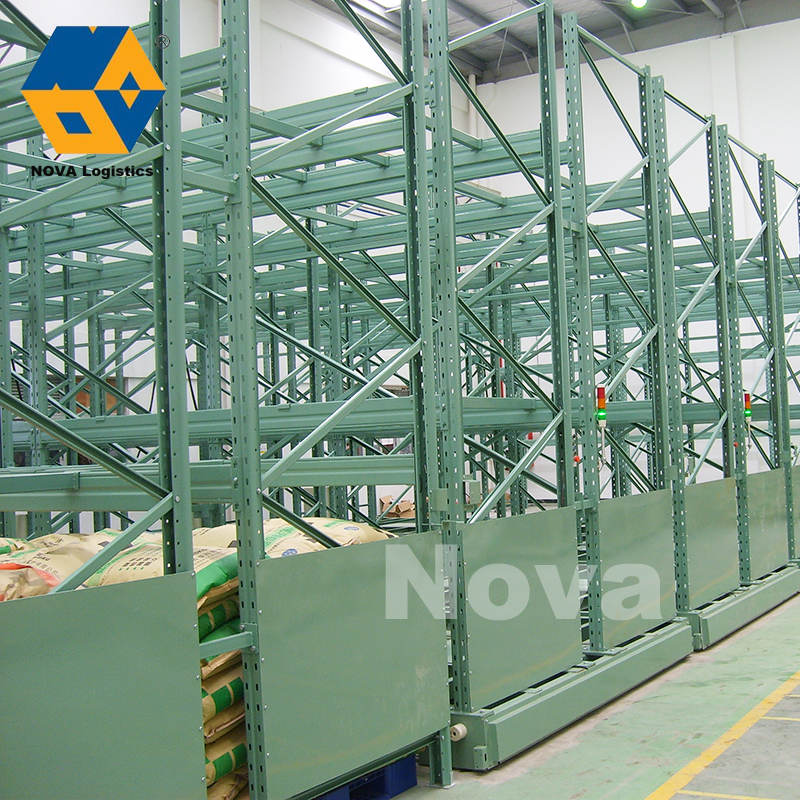 Steel Storage Movable Racks Warehouse Pallet Mobile Racking