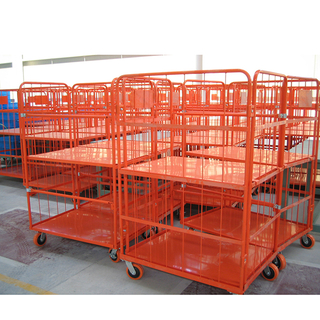 Folding Logistic Cart Hand Truck Trolley Station Equipment