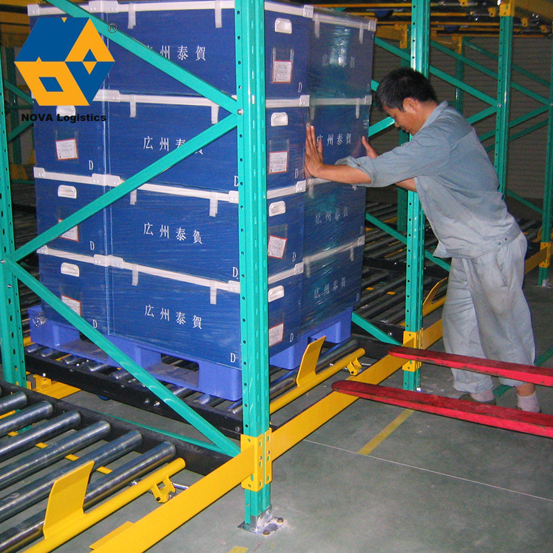 Malakas na tungkulin ng pag -iimbak ng gravity ng gravity na racking mula sa sistema ng Nova