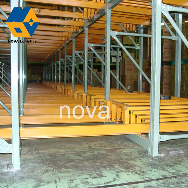 Industry Heavy-Duty Q235B Steel Stacking Push Back Pallet Racking