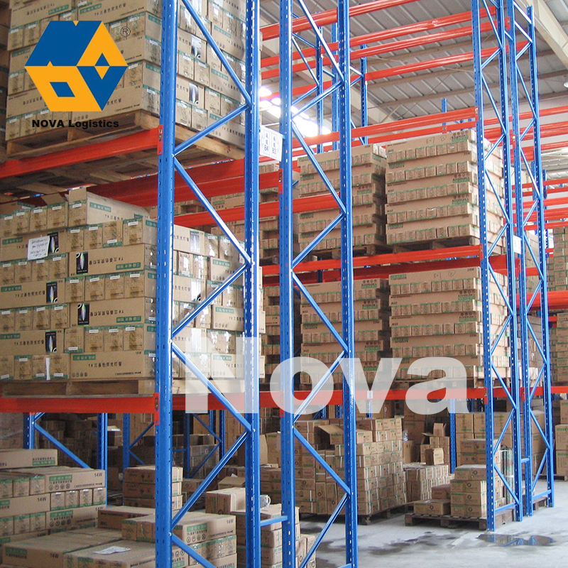 NOVA Warehouse Q235B Steel Multi Tier Shelf Racking Heavy Duty Pallet Rack