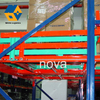 Warehouse Metal Orange Blue Push Back Racking System