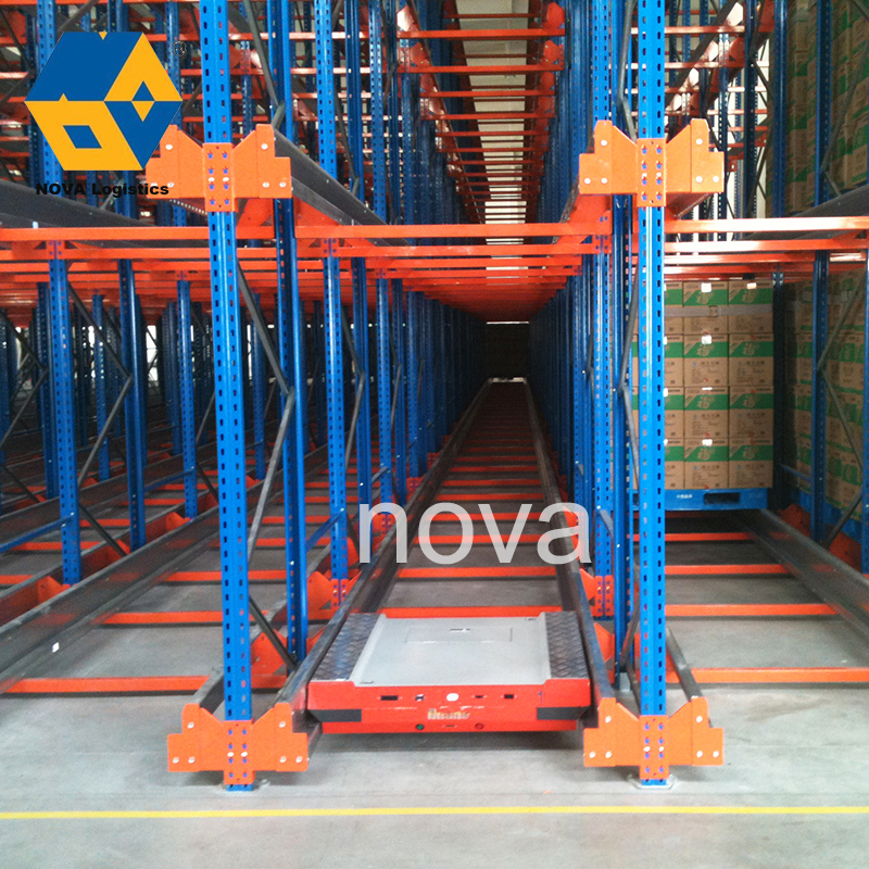 Warehouse Economic Flexible Heavy Duty 4 Ways Radio Shuttle Pallet Rack