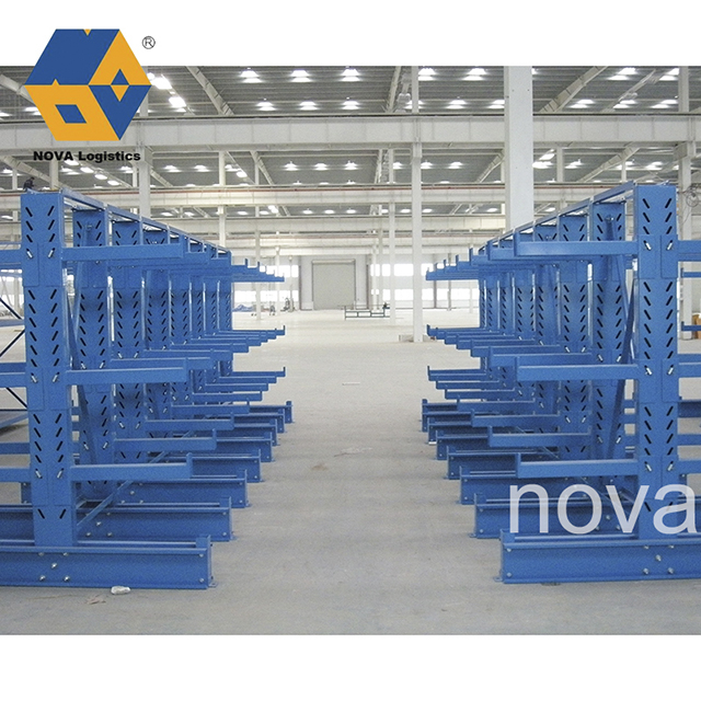 Single o Double Arm Warehouse Storage Cantilevered Racks