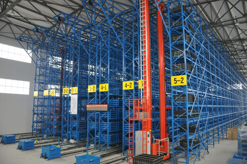 Mataas na Density Awtomatikong Racking System ASRS Warehouse Storage Solution System