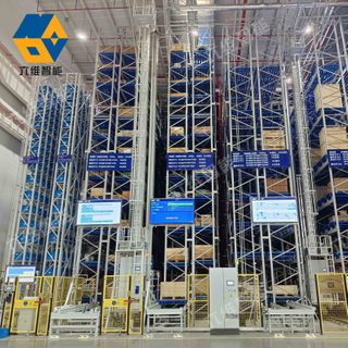 Automated Warehouse Heavy Duty Pallet Racking AS/RS System kasama ang CE 