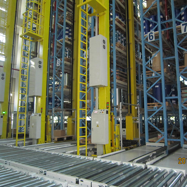 ASRS Warehouse Racking Pamahalaan ang Roller Conveyor Sorting System 