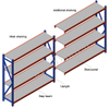 Wareohuse Storage Medium Duty Shelving Racking