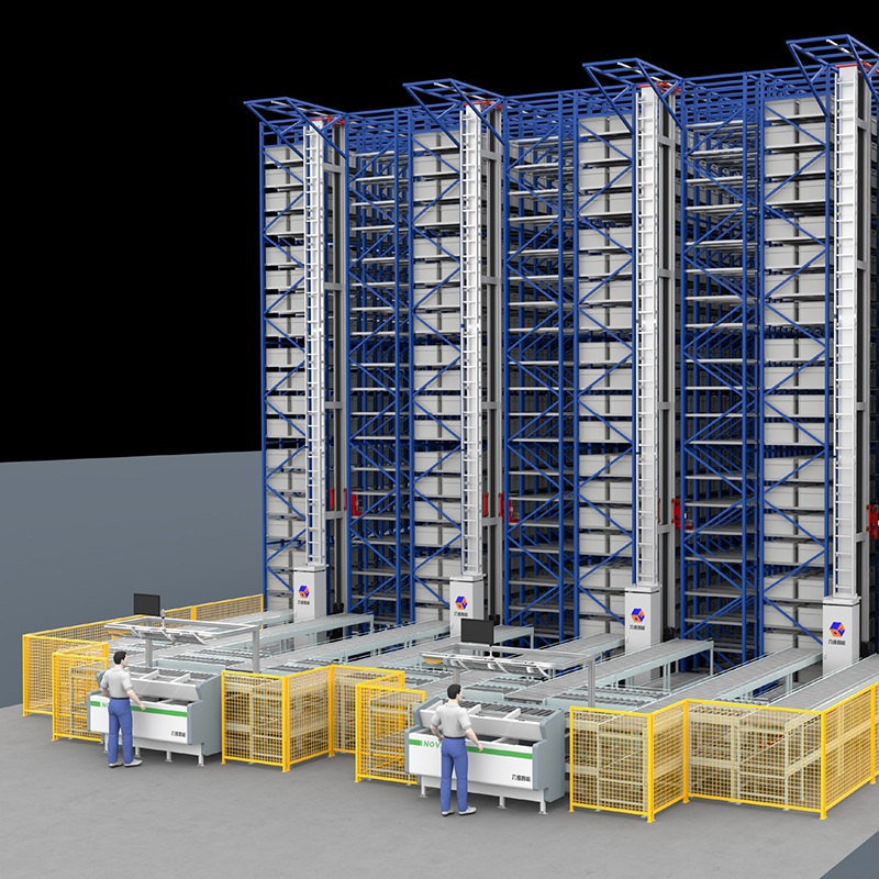  Smart Lifting Automatic Storage Rack Warehouse para sa Industriya