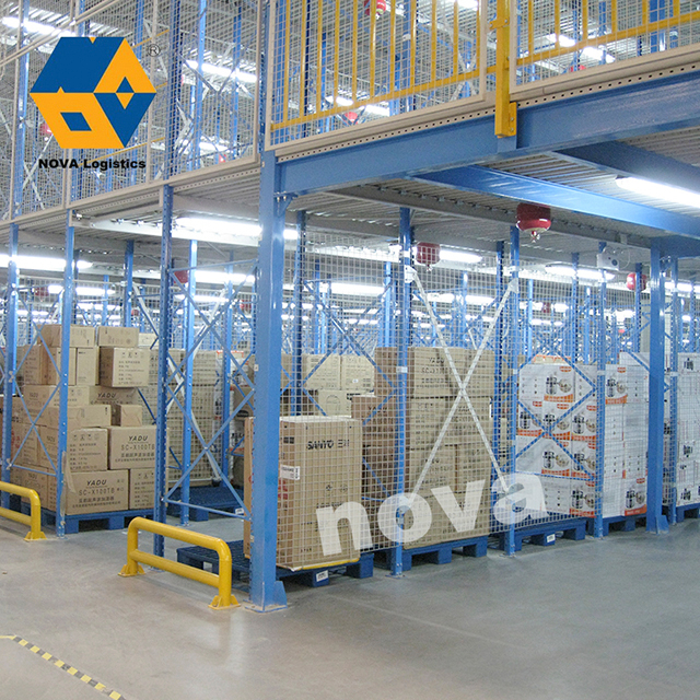 Ang pag -iimbak ng bodega ay sumusuporta sa mezzanine floor pallet rack