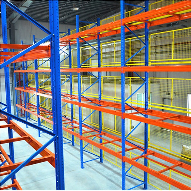 Steel Industrial Metal Shelving Selective Pallet Racking para sa Imbakan