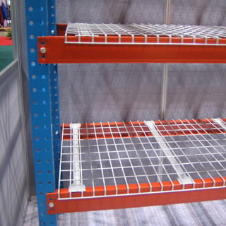 Heavy Duty Steel Pallet Rack na may Wire Mesh Decking