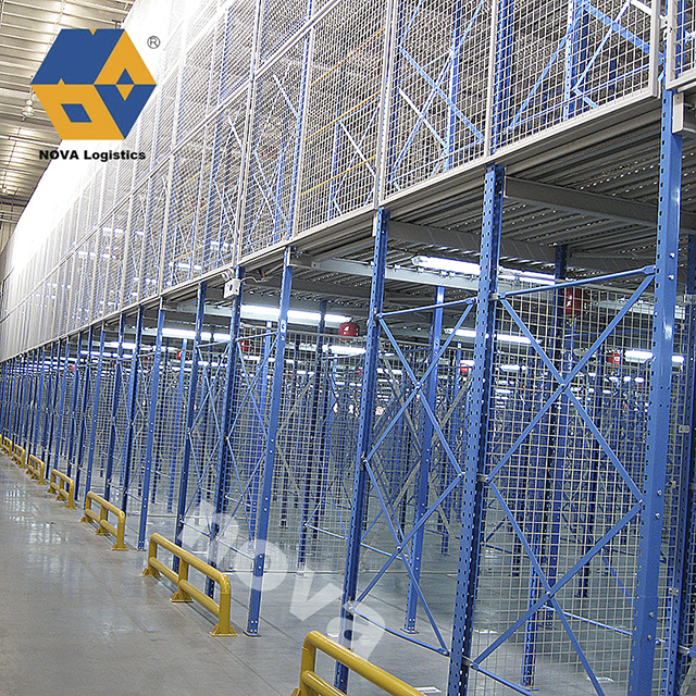 Ang pag -iimbak ng bodega ay sumusuporta sa mezzanine floor pallet rack