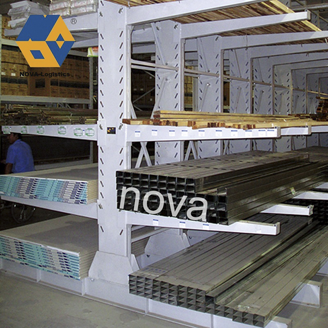 Single o Double Arm Warehouse Storage Cantilevered Racks