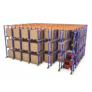 Food No-folding Drive sa Style Pallet Racking