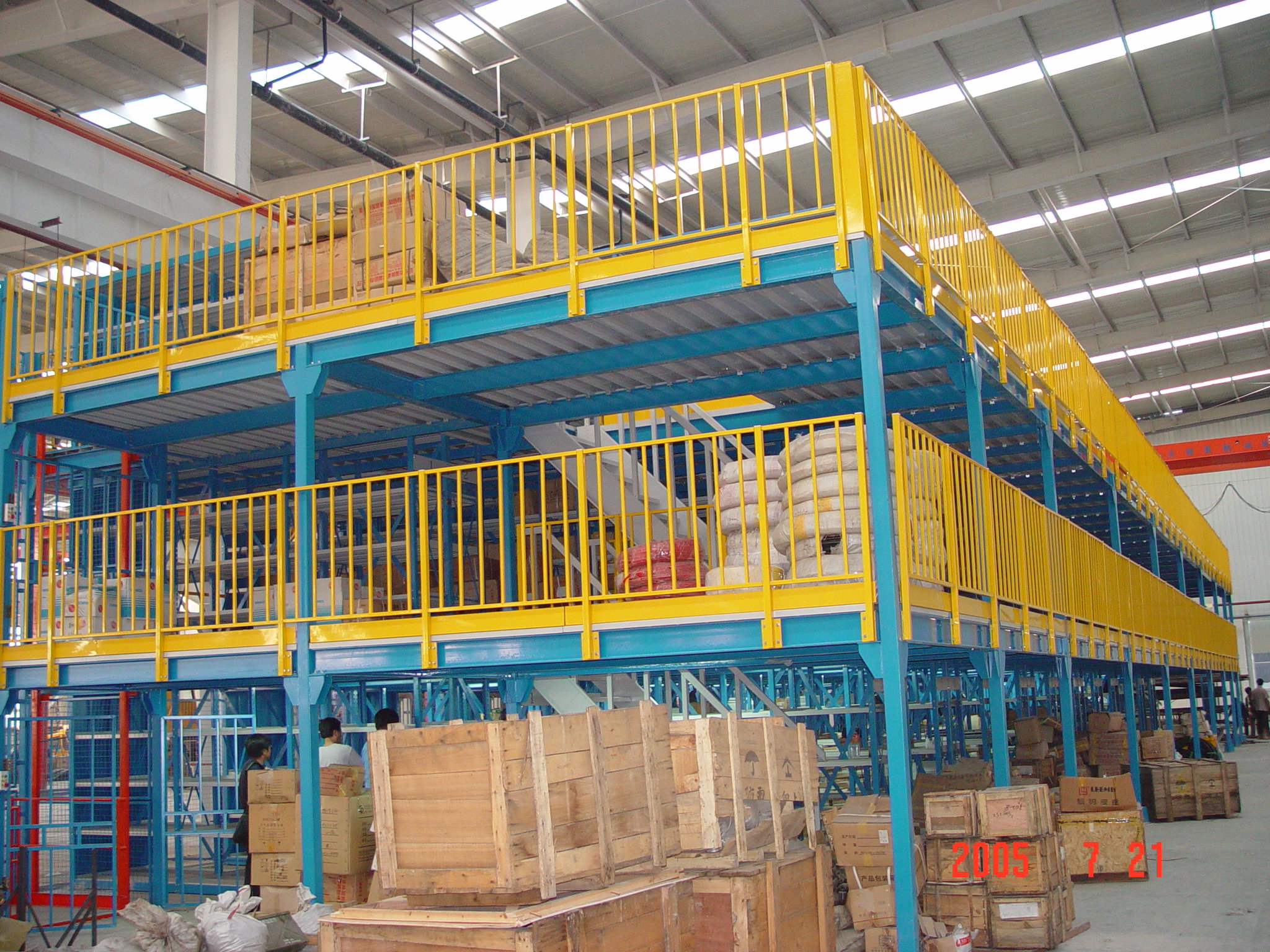 Industrial Customized Steel Structure Racks Sinusuportahan ang Multi-tier Loft Mezzanine Floor Platform Racking