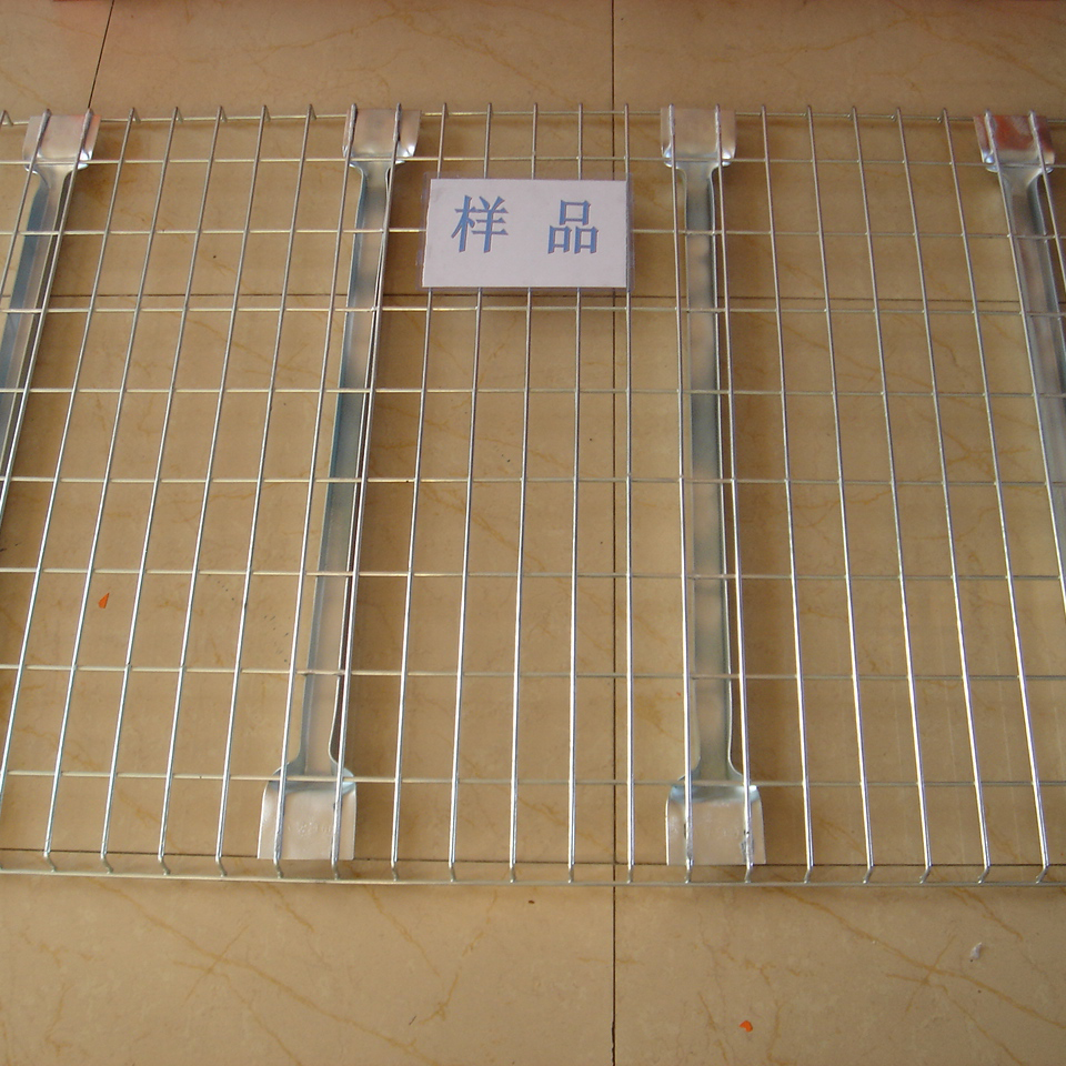 Heavy Duty Steel Pallet Rack na may Wire Mesh Decking